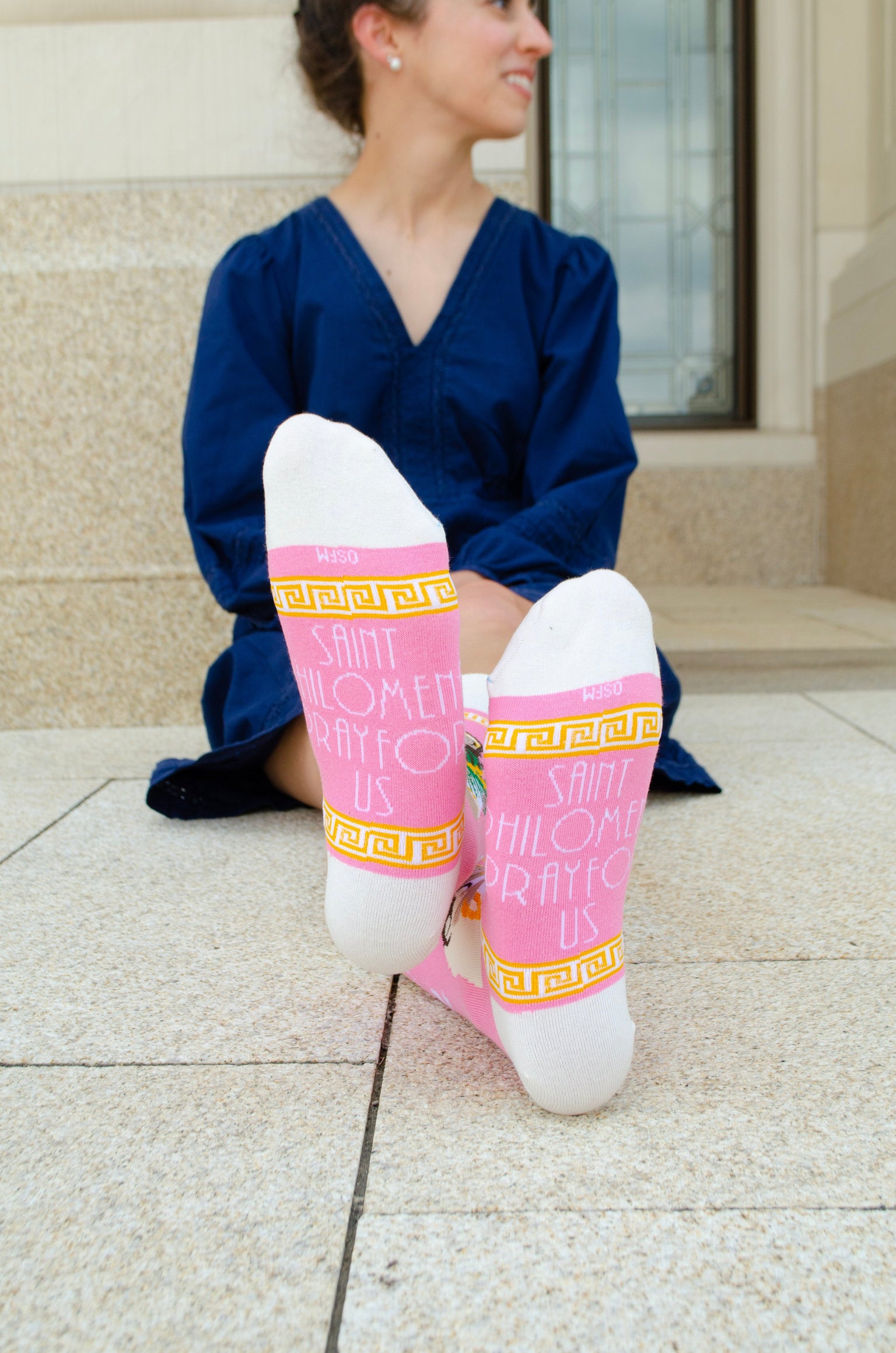 St. Philomena Adult Socks