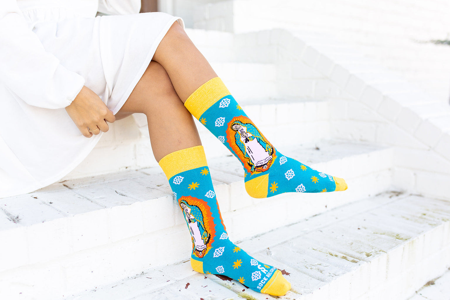Our Lady of Guadalupe Adult Socks