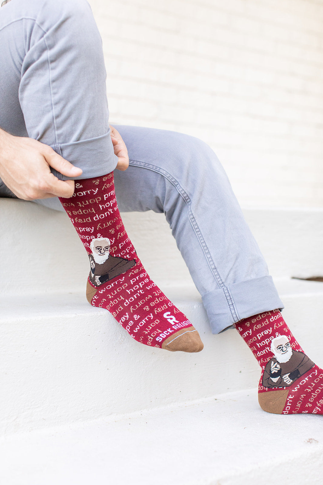 St. Padre Pio Adult Socks
