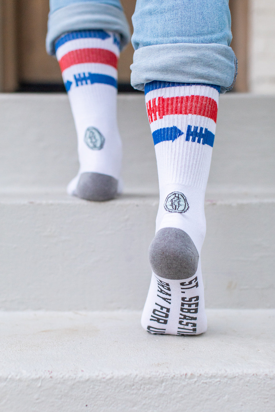 St. Sebastian - Patron of Athletes Adult Socks