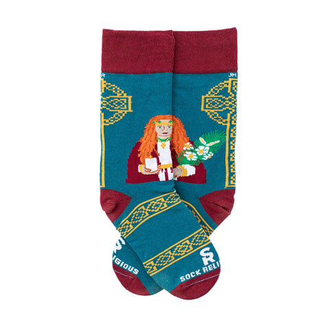 St. Dymphna Adult Socks