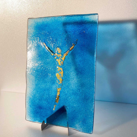 Azure & Gold Risen Christ