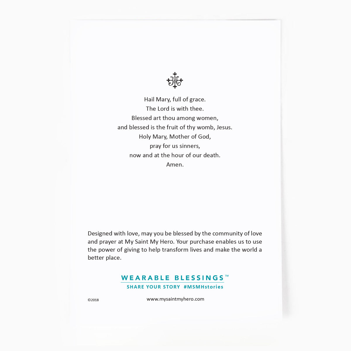 Hail Mary Morse Code Hoop Earrings