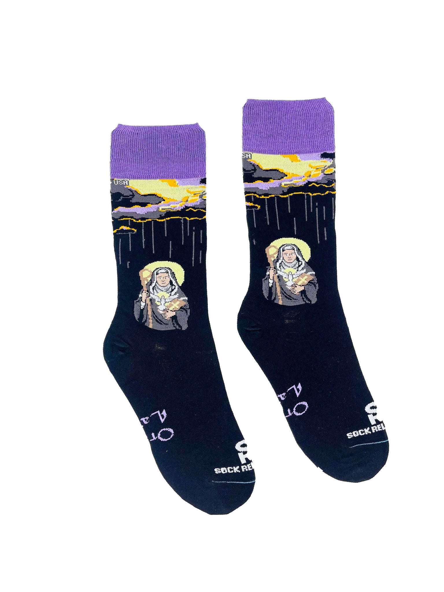 St. Scholastica Adult Socks