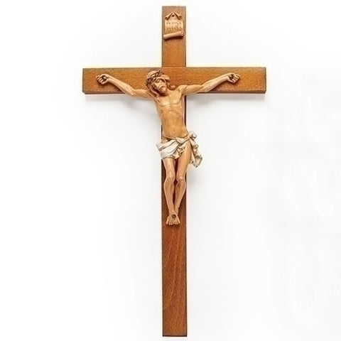22.5"H Crucifix Wood Cross