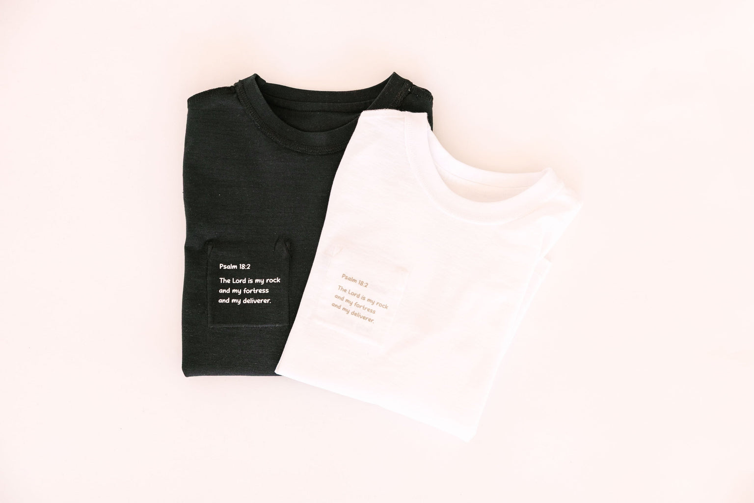 White Prayer Pocket Long Sleeve Shirt Cotton