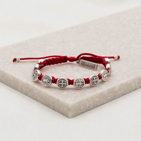 Red, White and Blue Benedictine Blessing Bracelets