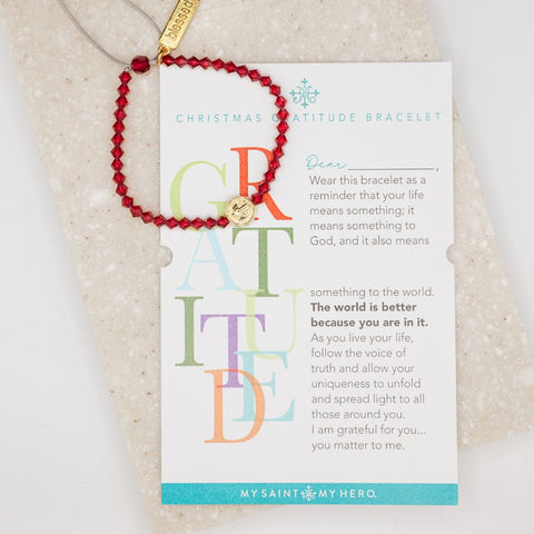 Christmas Gratitude Bracelet