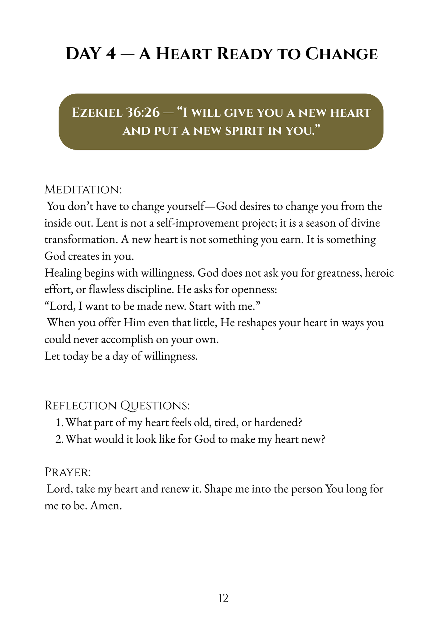 Return to Me: Lenten Prayer Guide