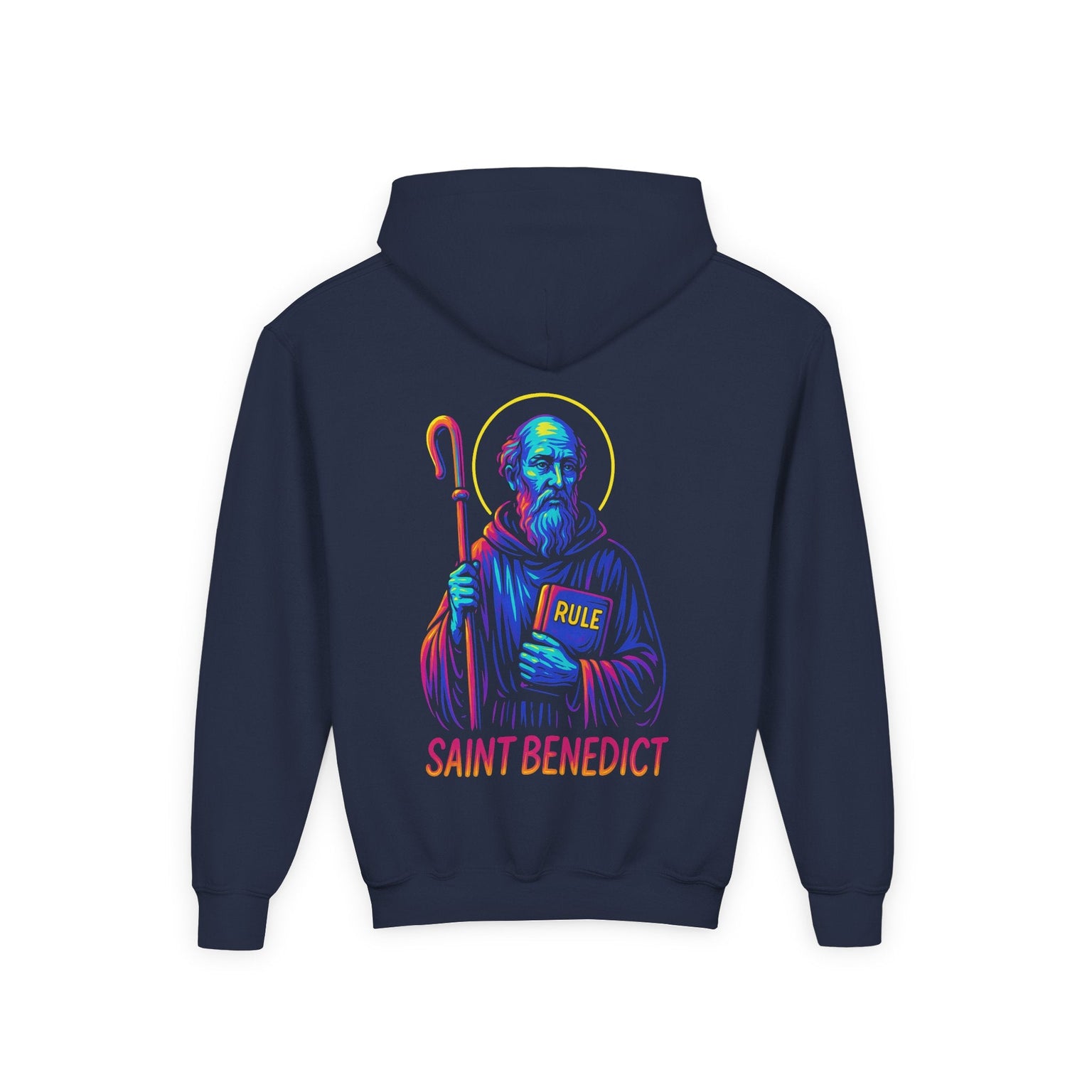 St. Benedict | Kids Catholic Hoodie | Ora et Labora