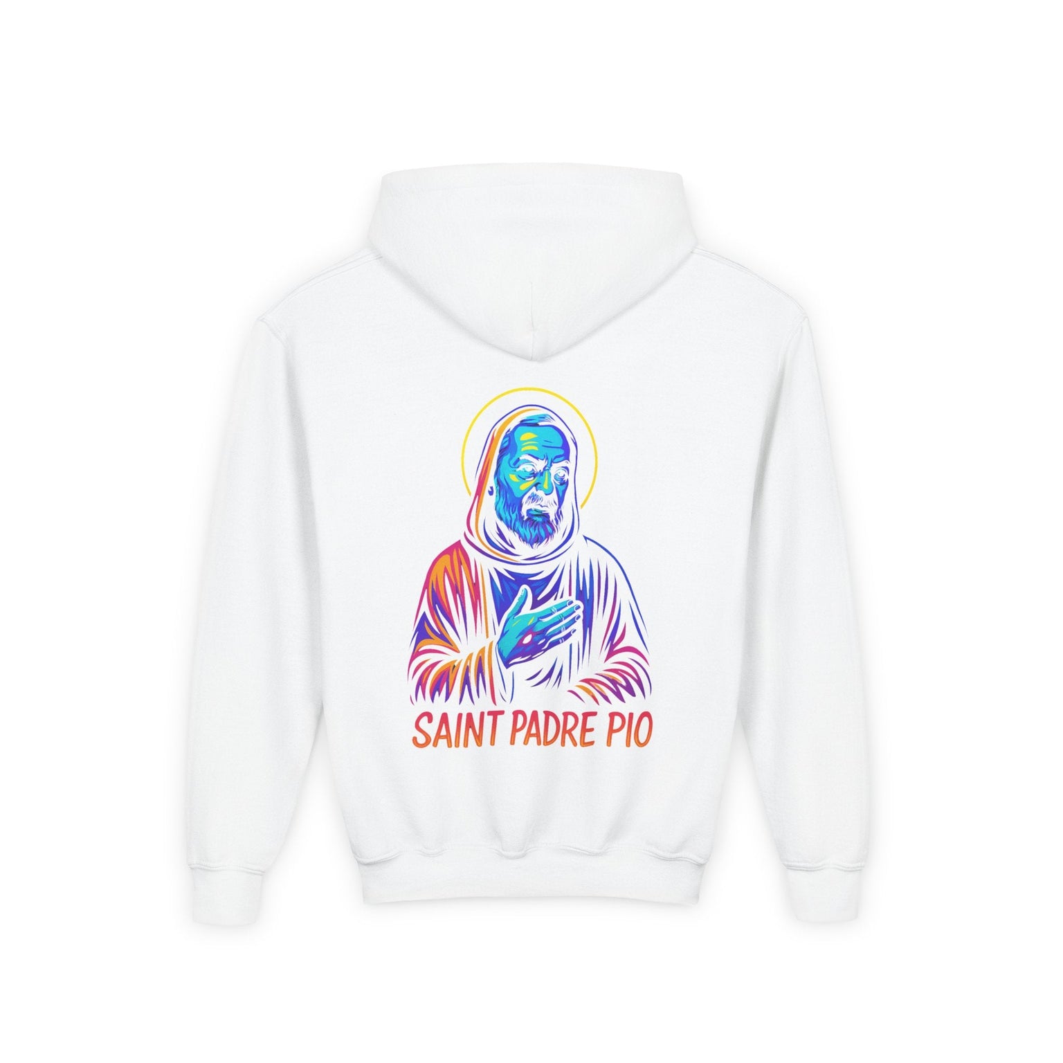 St. Padre Pio | Kids Catholic Hoodie | Pray & Hope