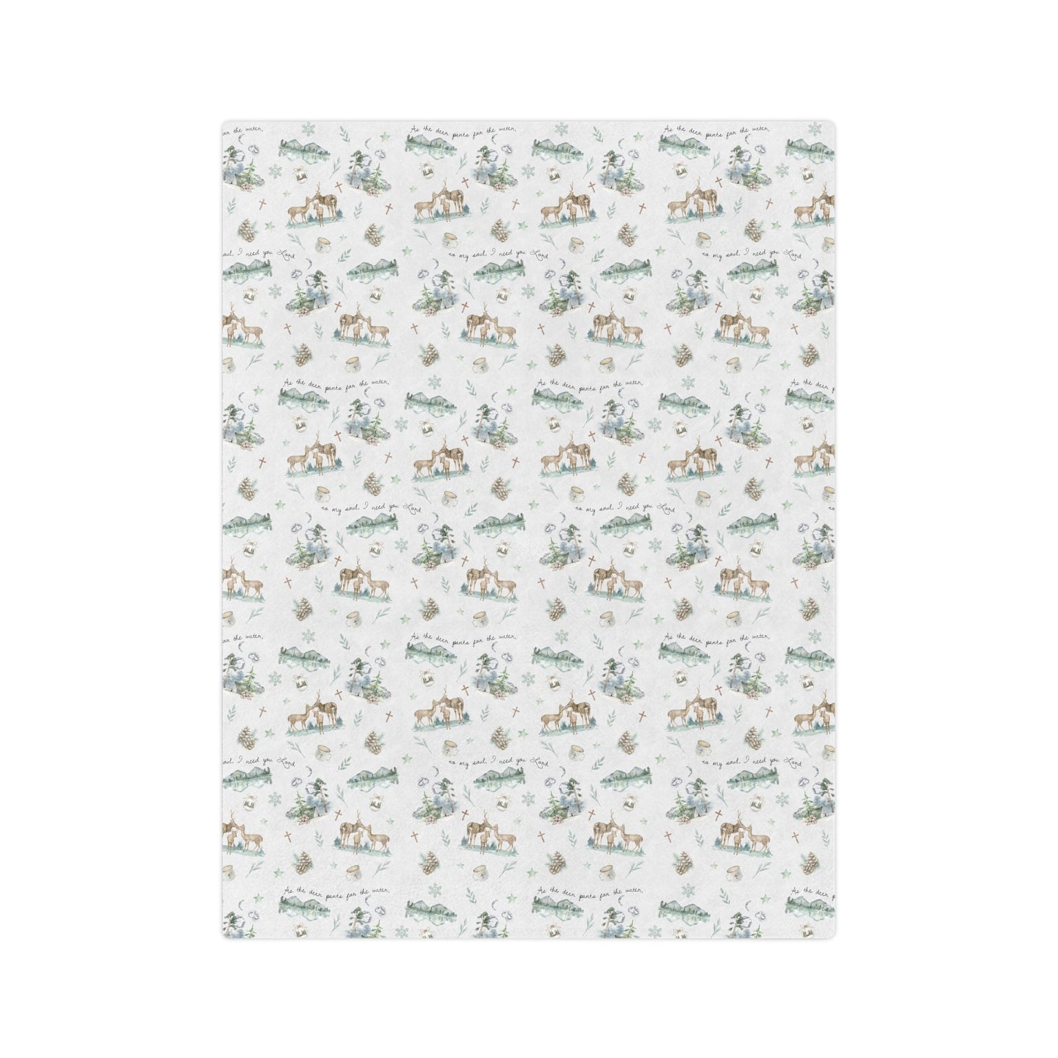 My Soul Longs Minky Blanket