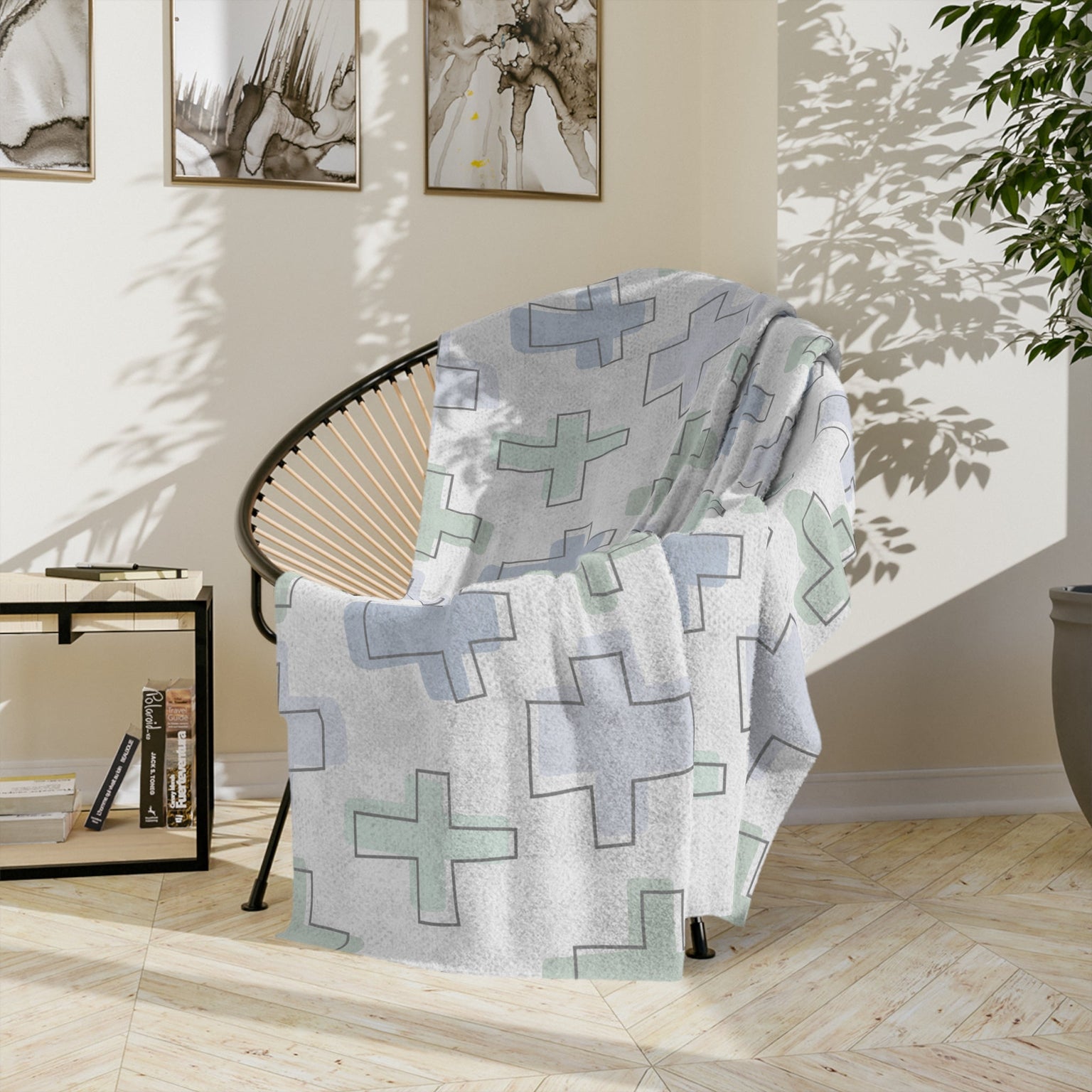Rooted in Faith Minky Blanket