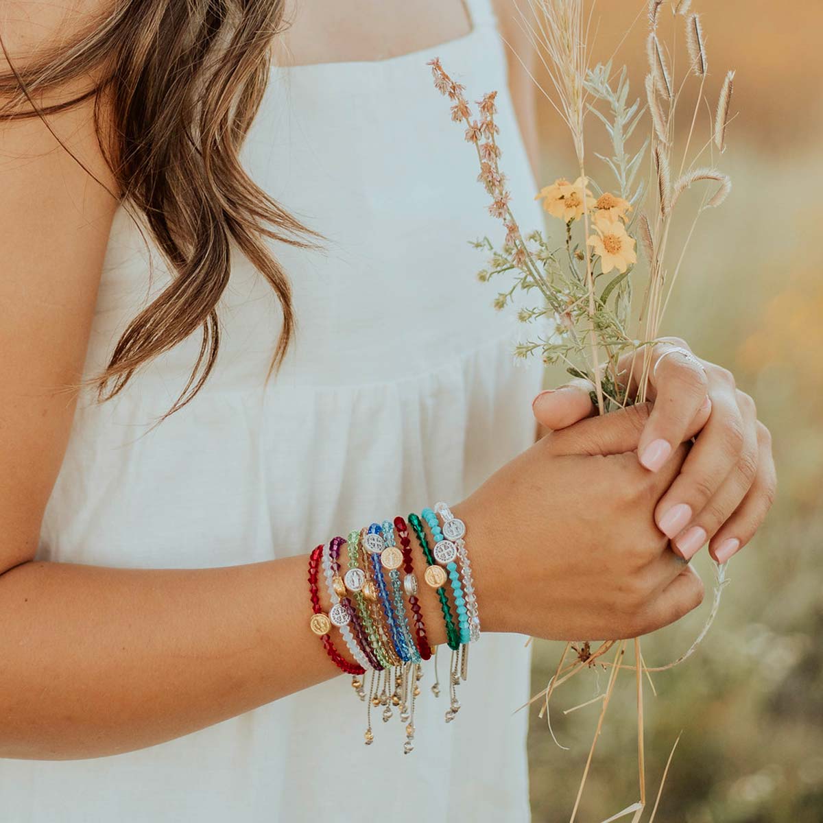 Shine Bright Crystal Blessing Bracelets