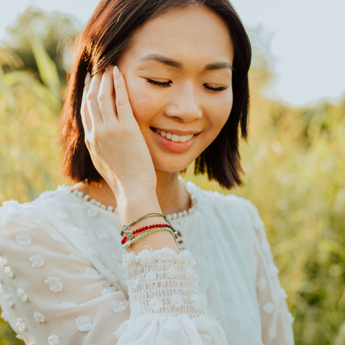 Shine Bright Crystal Blessing Bracelets