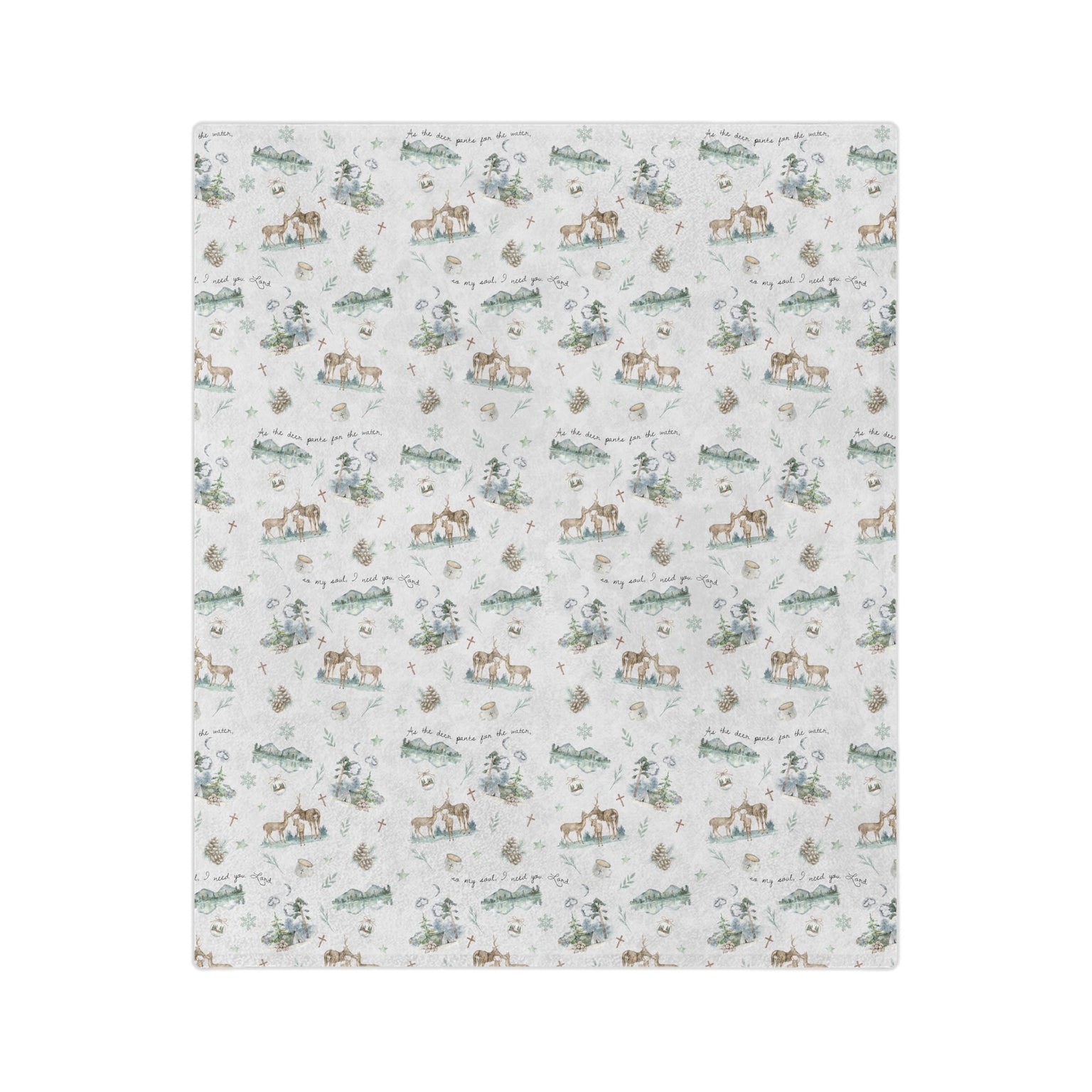 My Soul Longs Minky Blanket