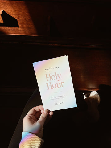 How to Make A Holy Hour Booklets