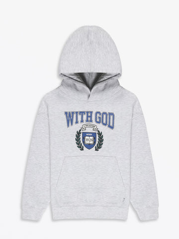 With God Cotton Fleece Hoodie