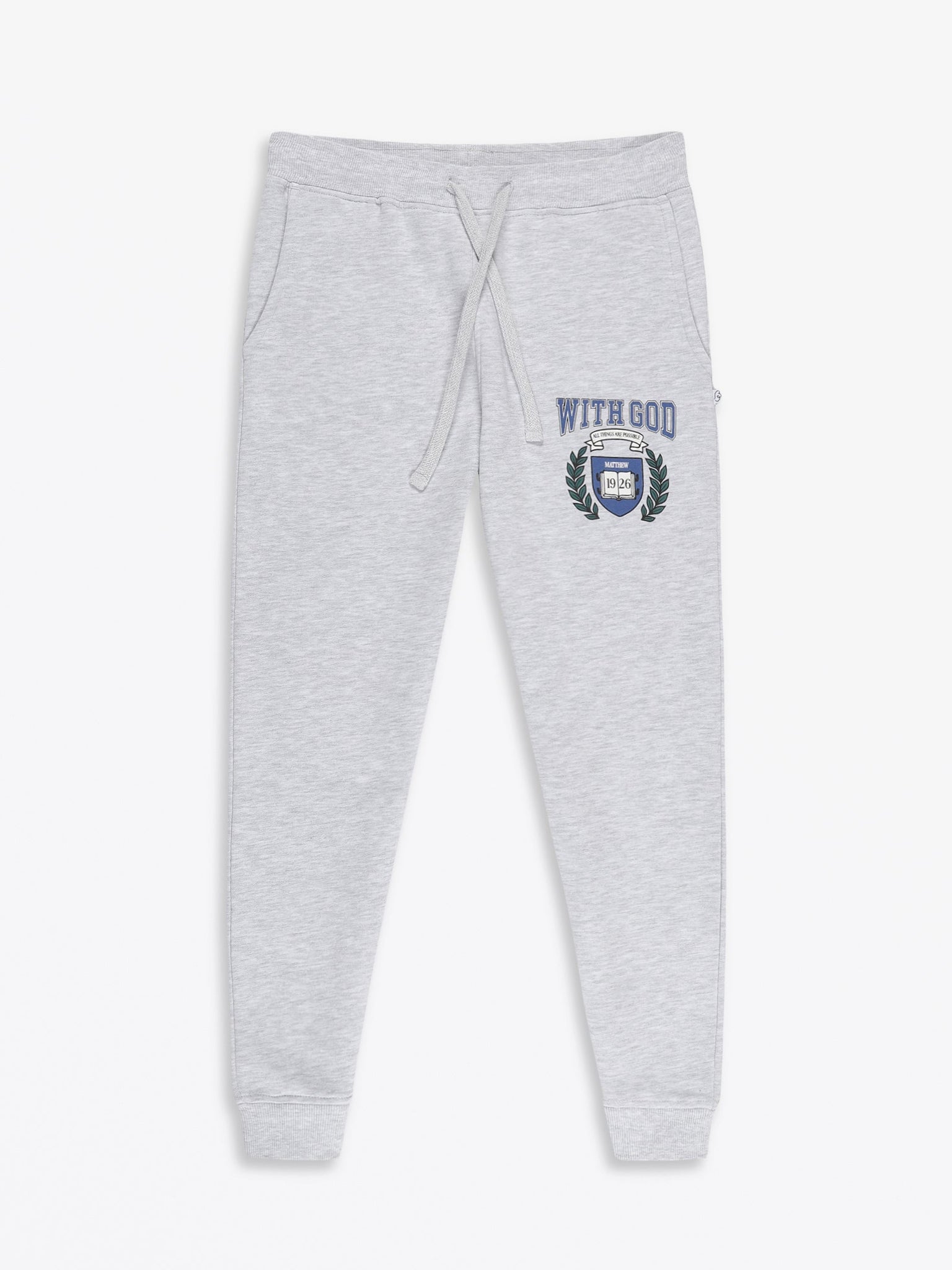 With God Cotton Fleece Jogger