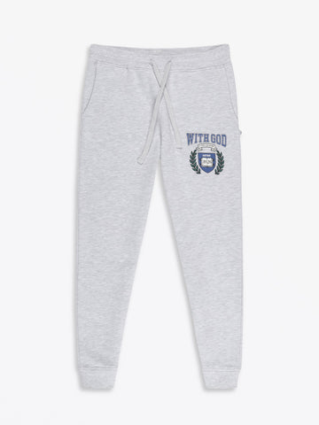 With God Cotton Fleece Jogger