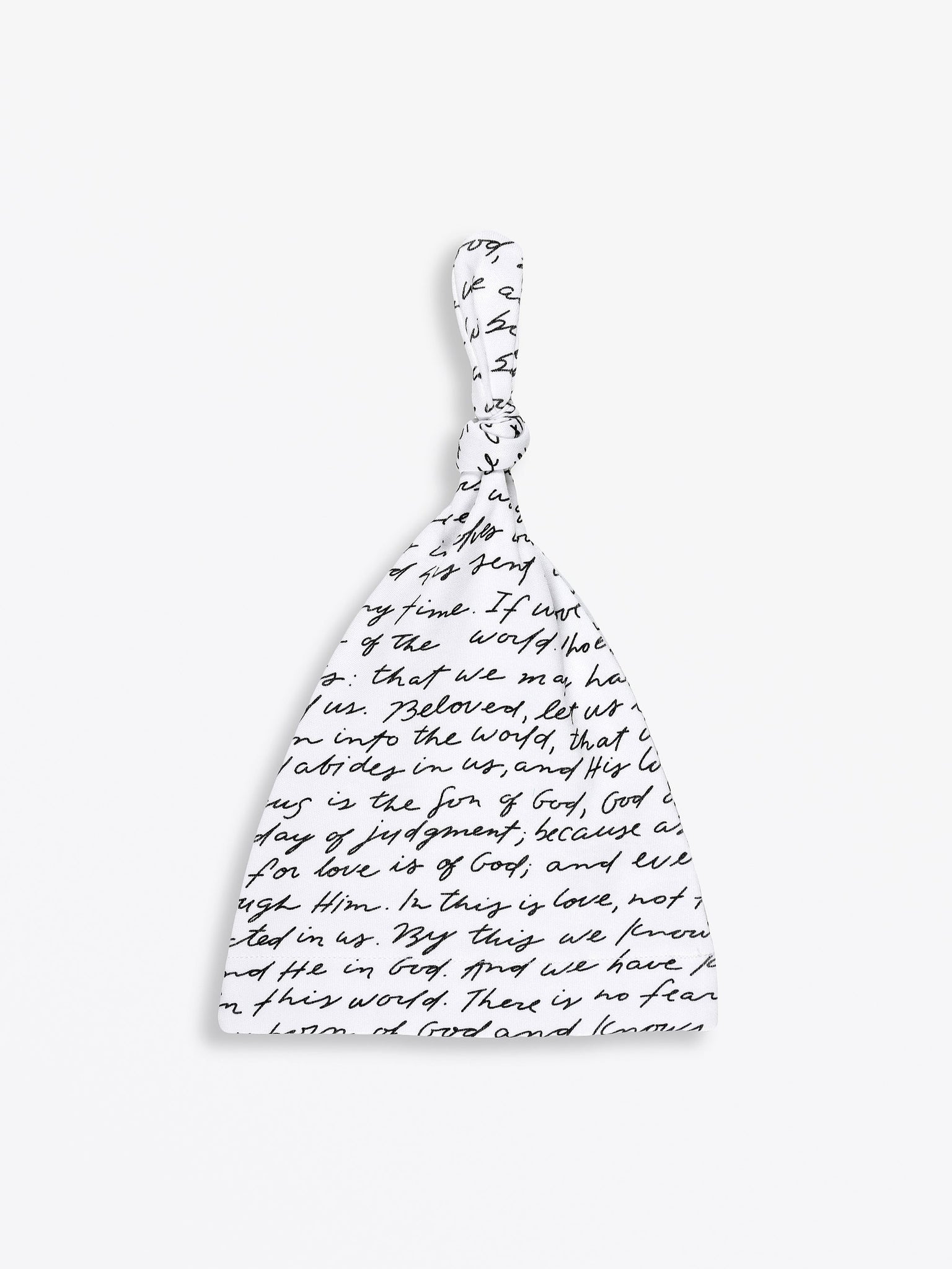 Love One Another Knotted Hat Cotton