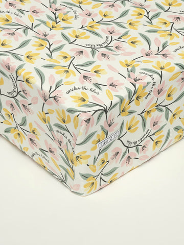 Consider the Lilies Bedsheet Cotton
