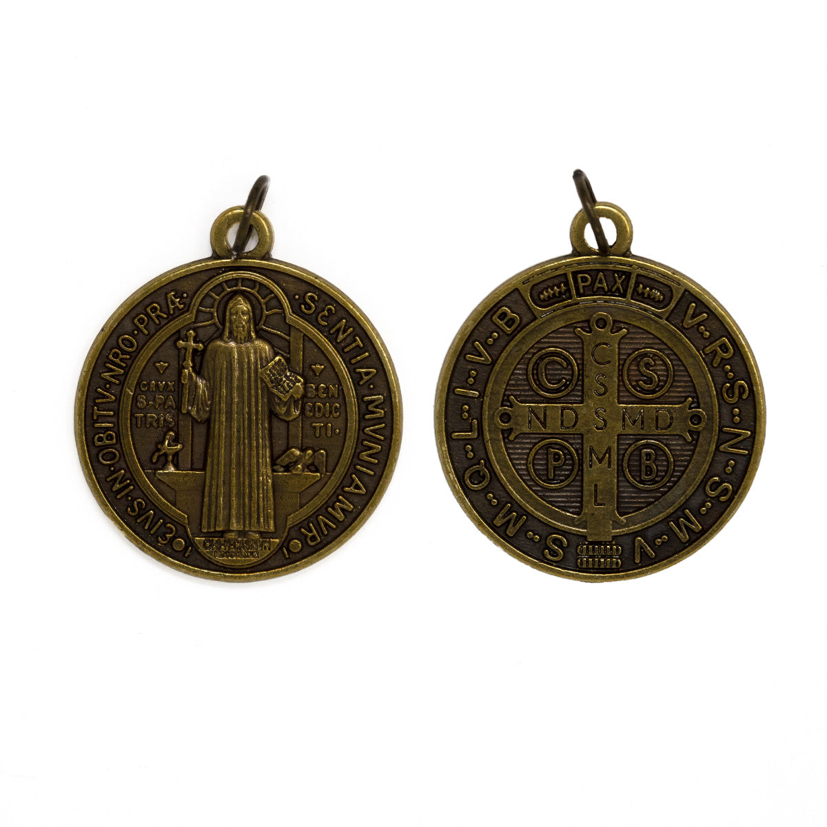 St. Benedict Medal For Exorcism – 2" Large Size, Blessed & Made In Italy