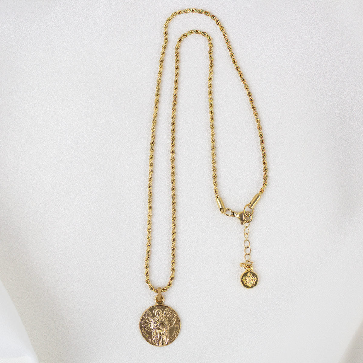 Archangel Raphael Guardian Angel Necklace