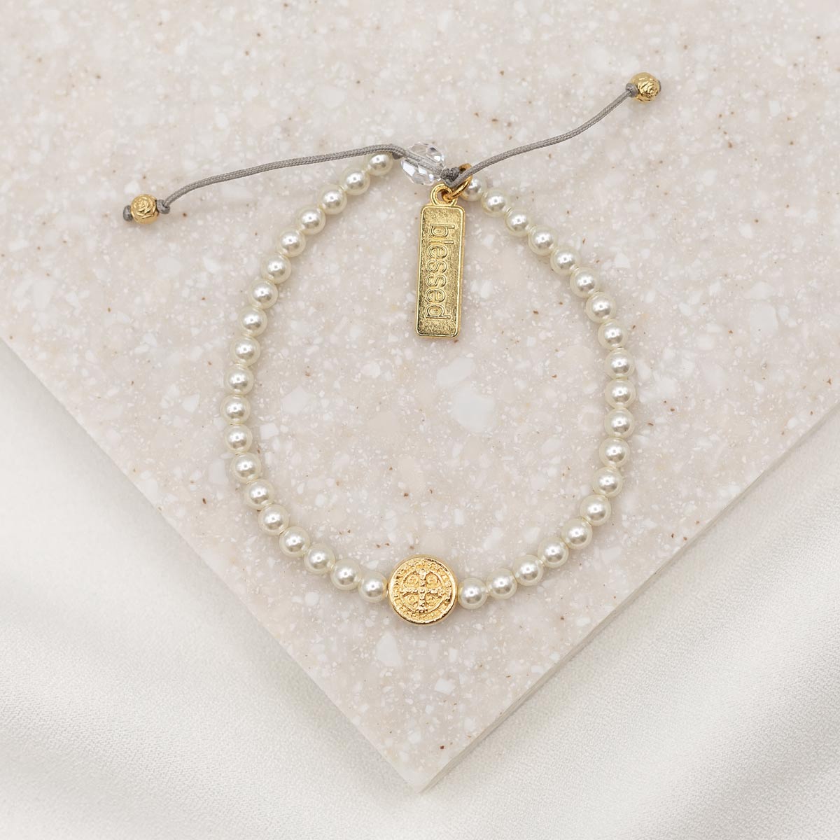 Pearl Birthday Blessing Bracelet