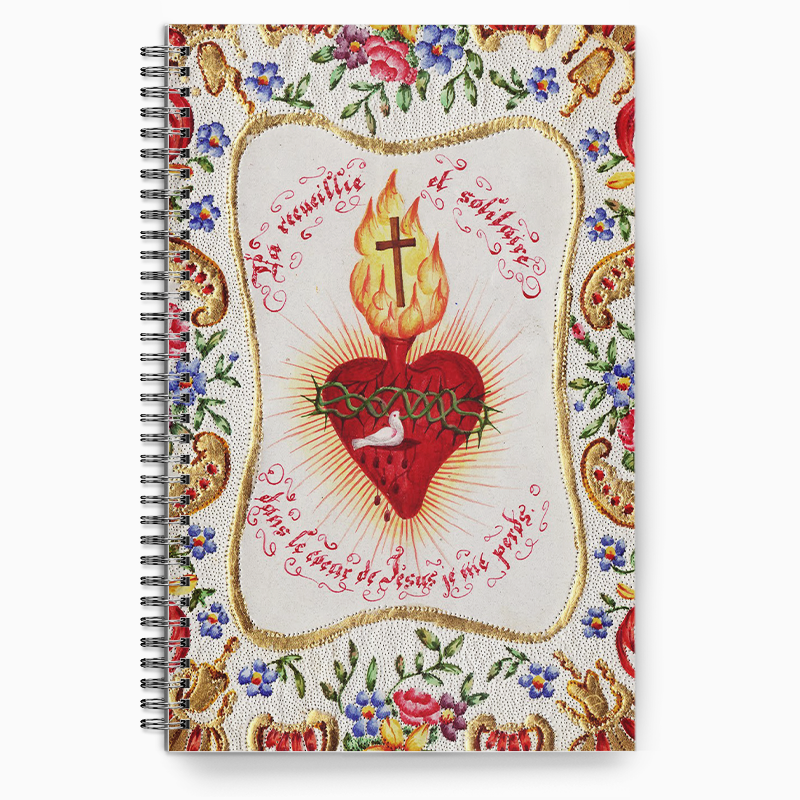 Birds & Sacred Heart Writing Journal