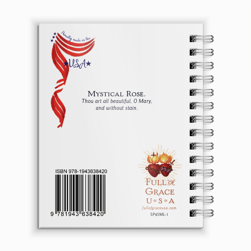 Our Lady of the Mystical Rose Mini Notebook