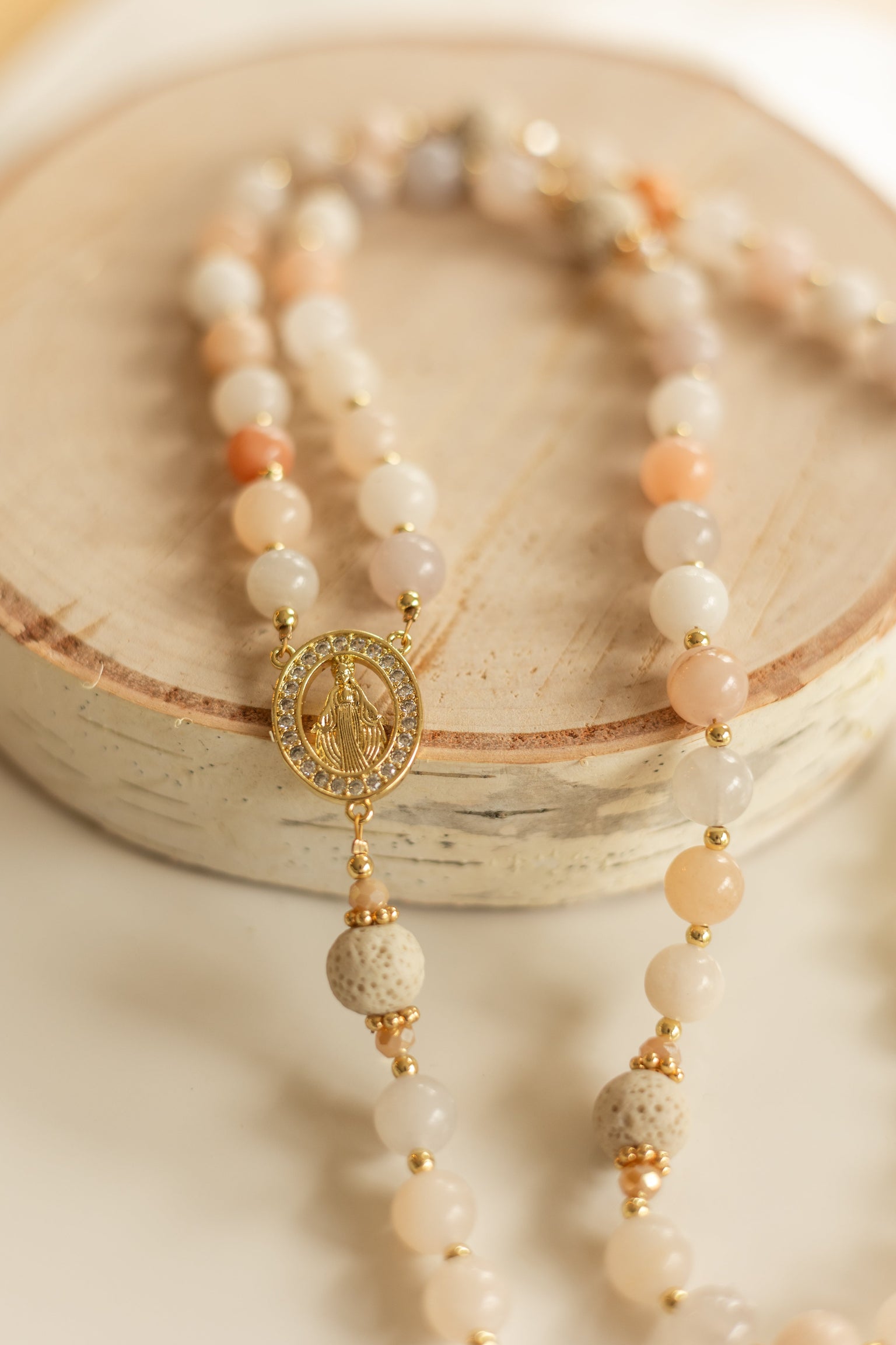 Rosary - Virgin Mary Mystical Rose