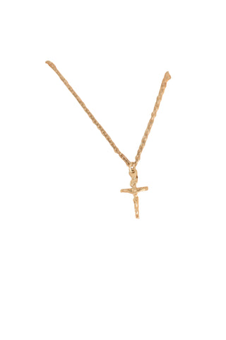 Necklace - Dainty Crucifix - Silver
