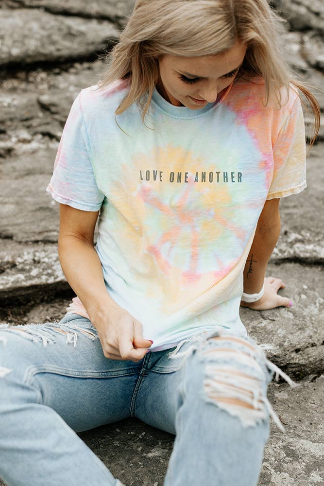 Love One Another Tie Dye Tee