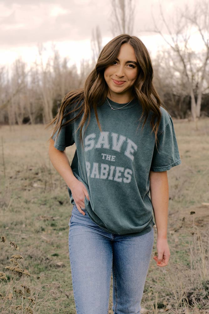 Save The Babies Collegiate Tee