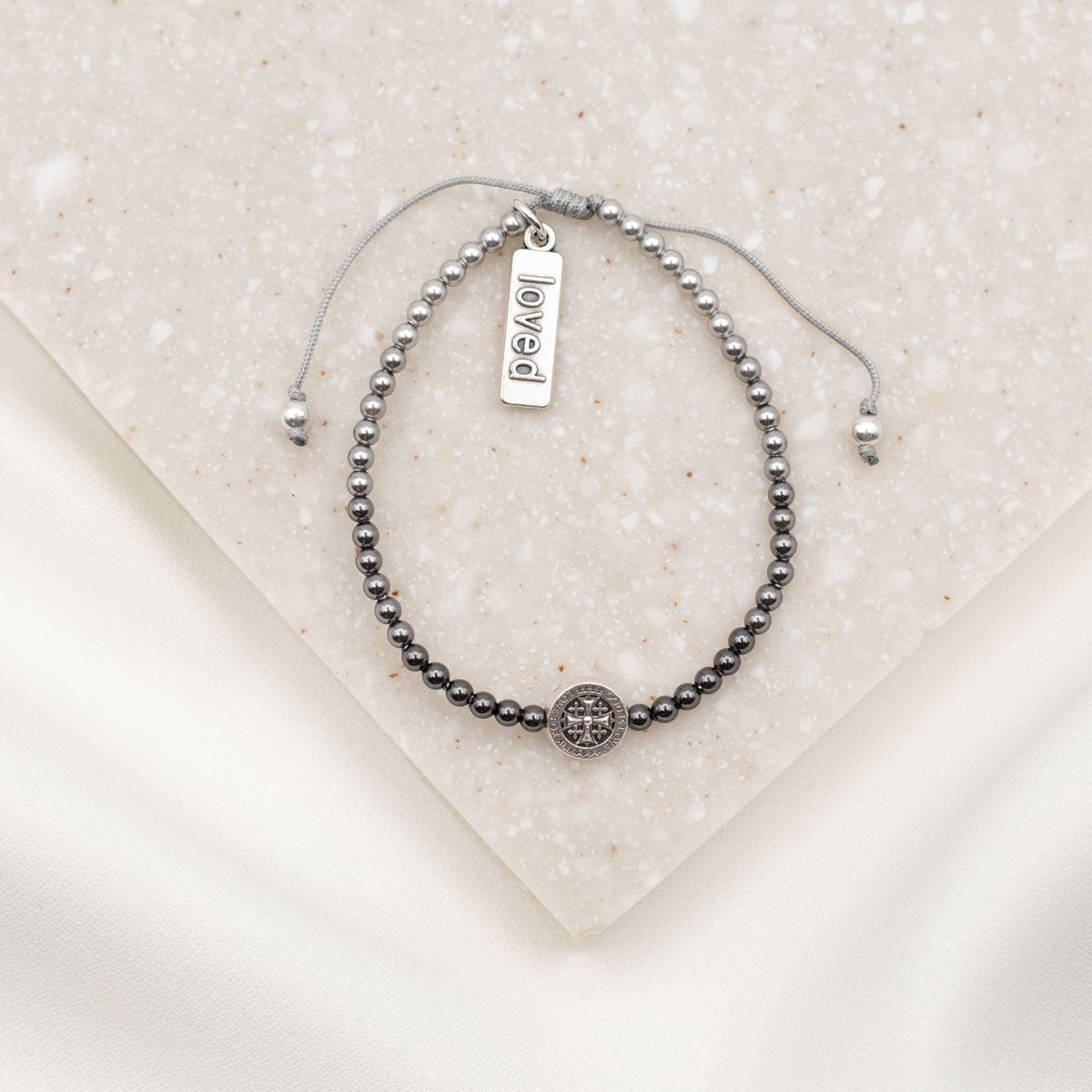 Love Lights the Way - St. Amos Crystal Pearl Bracelet