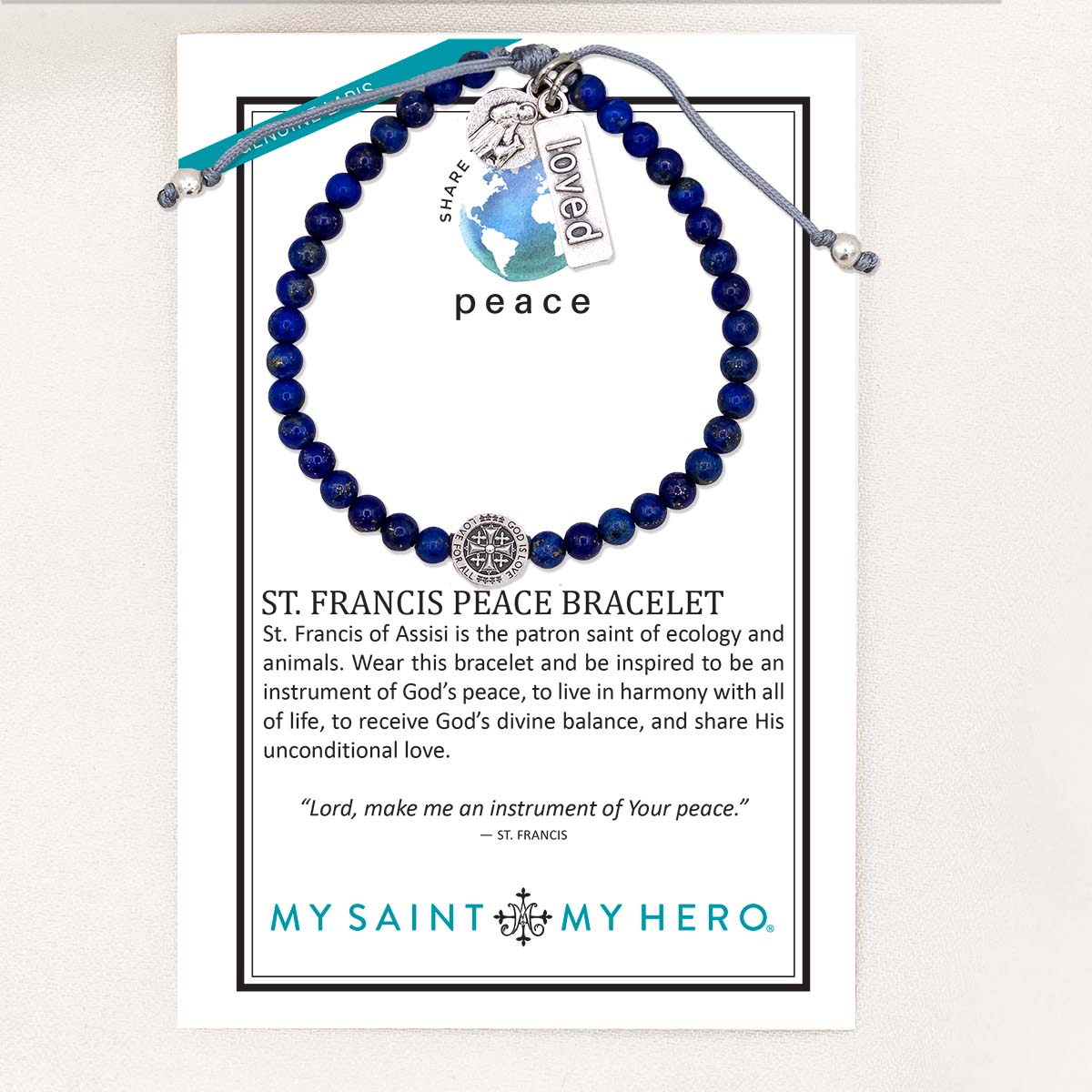 St. Francis Peace Bracelet