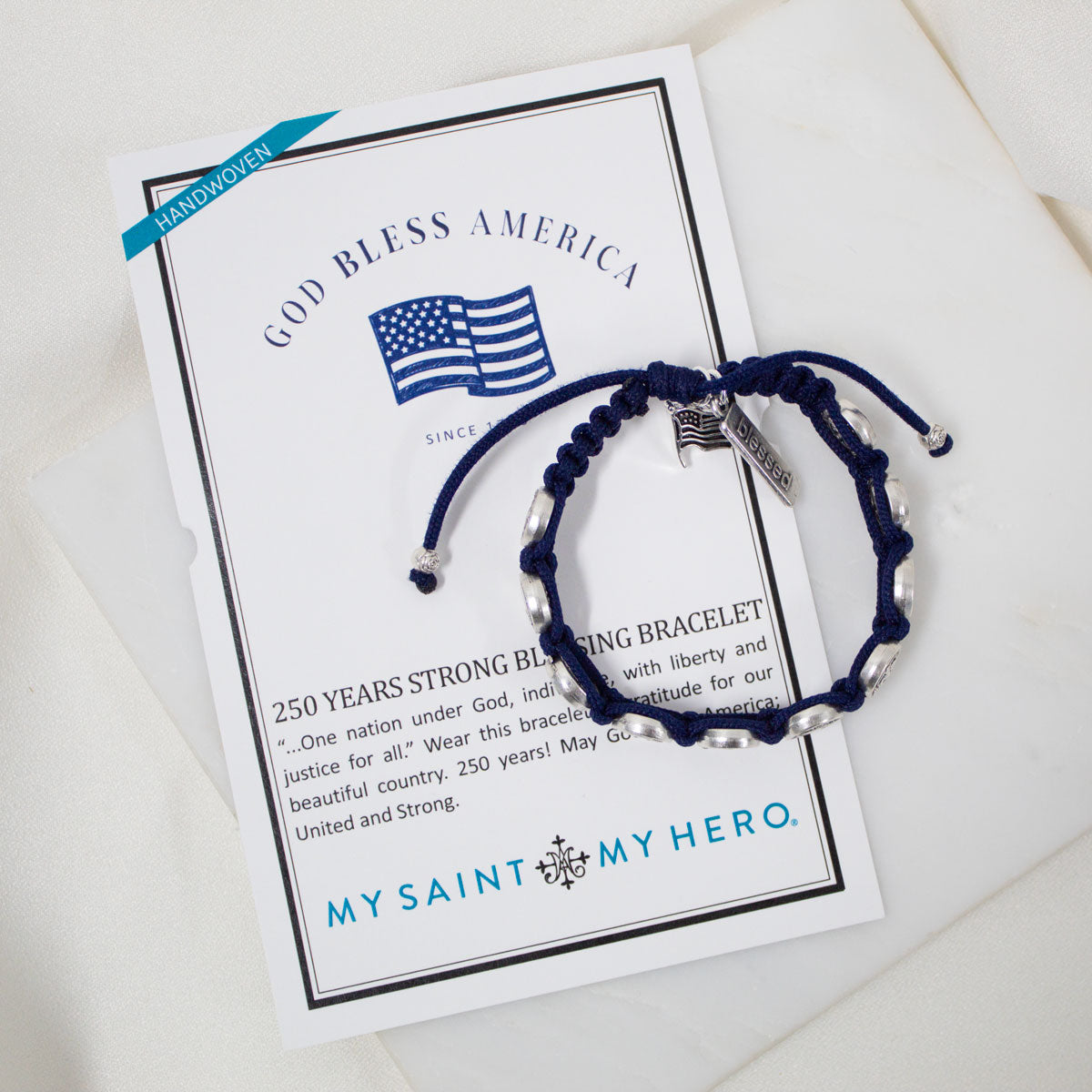God Bless America Benedictine Blessing Bracelet