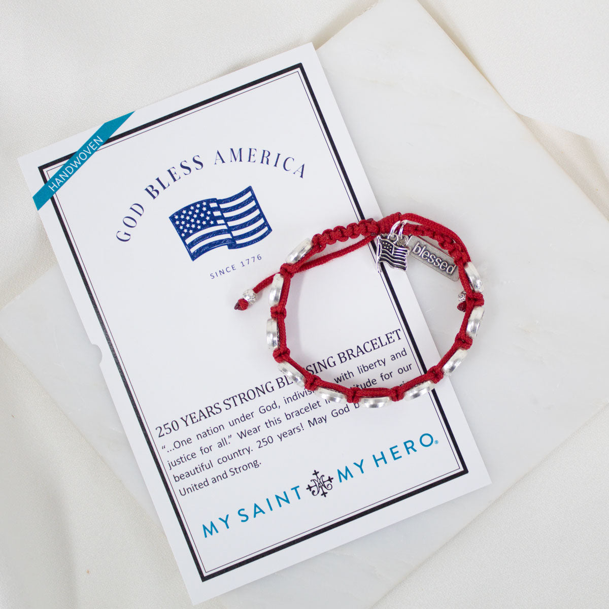 God Bless America Benedictine Blessing Bracelet