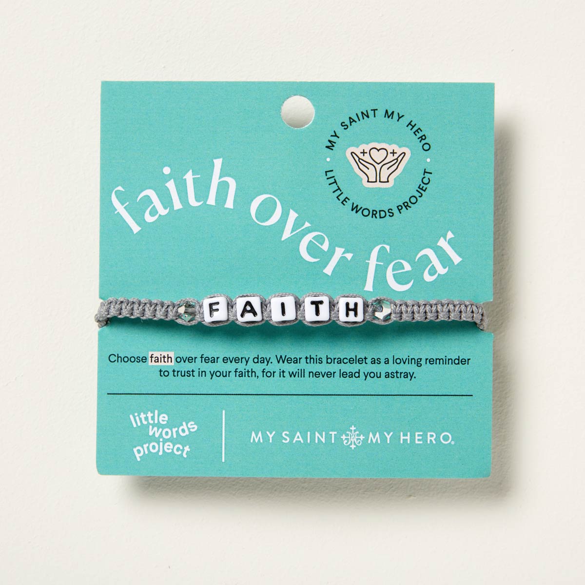 Little Words Project and My Saint My Hero Faith Bracelet