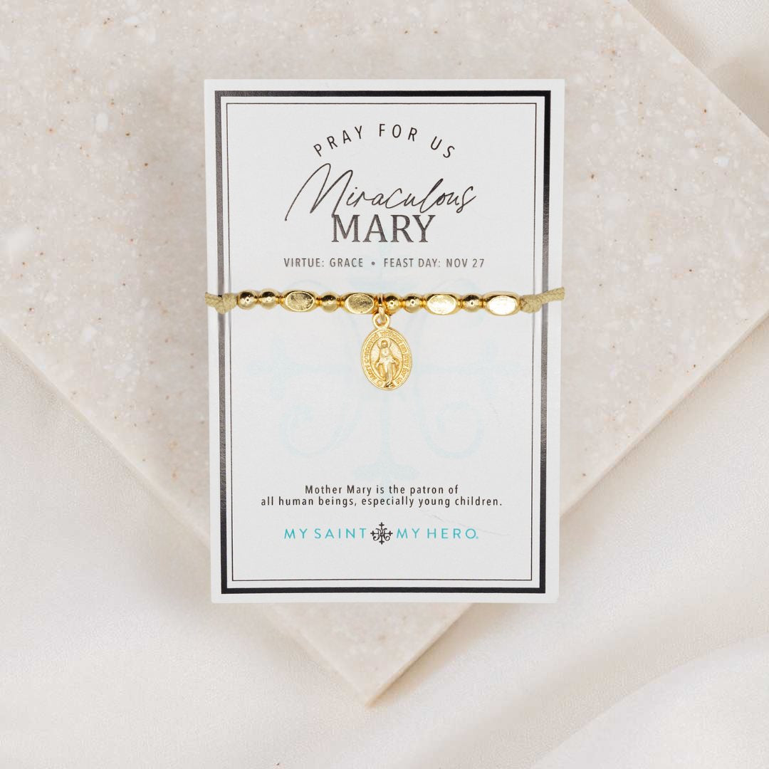 Miraculous Mary Little Saints Bracelet