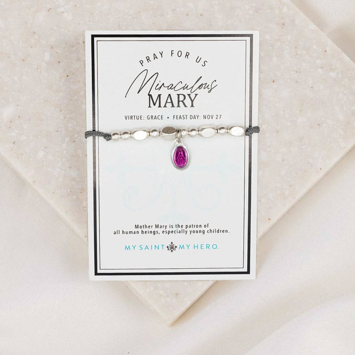 Miraculous Mary Enamel Little Saints  Bracelet
