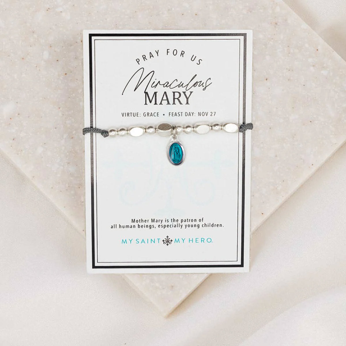 Miraculous Mary Enamel Little Saints  Bracelet