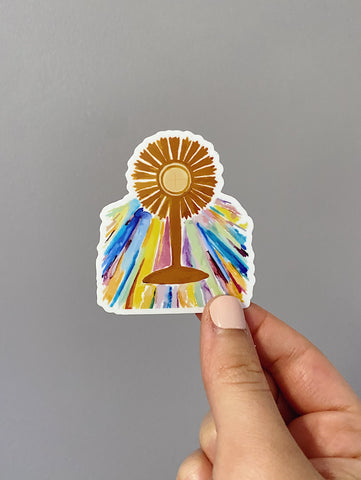 Monstrance Sticker