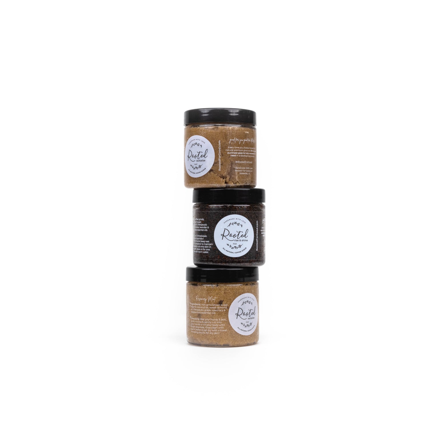Rooted Scrubs Gift Set