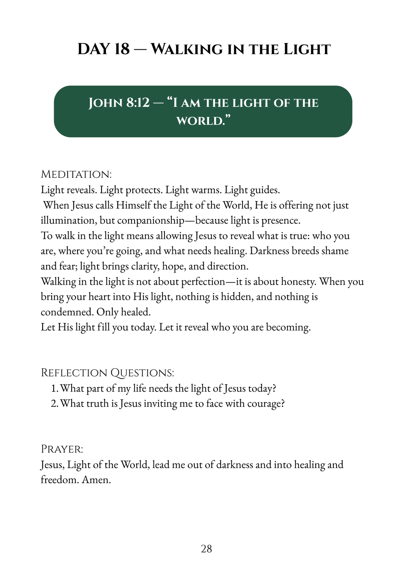 Return to Me: Lenten Prayer Guide