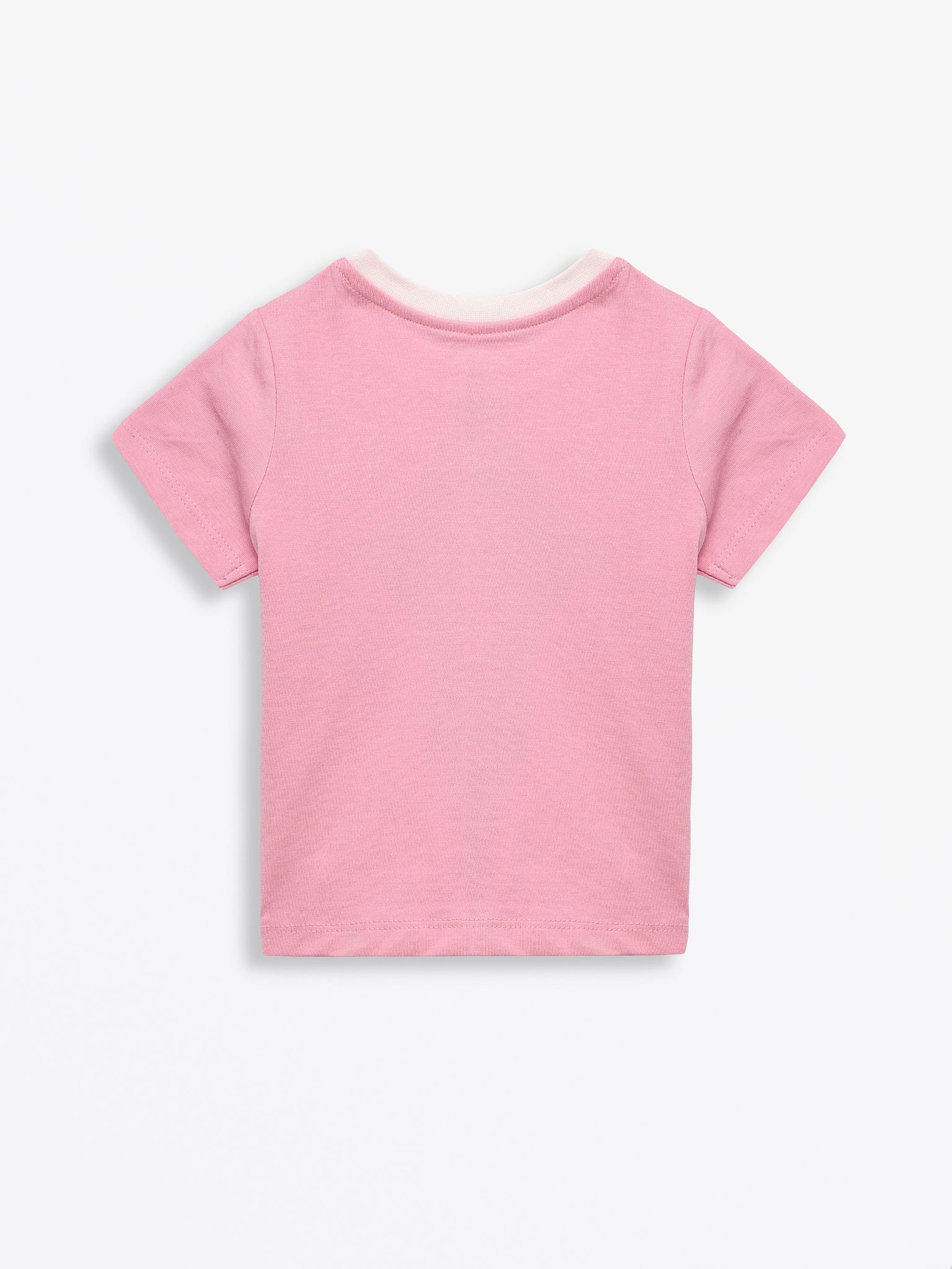 Pink Prayer Pocket Short Sleeve T-Shirt Cotton