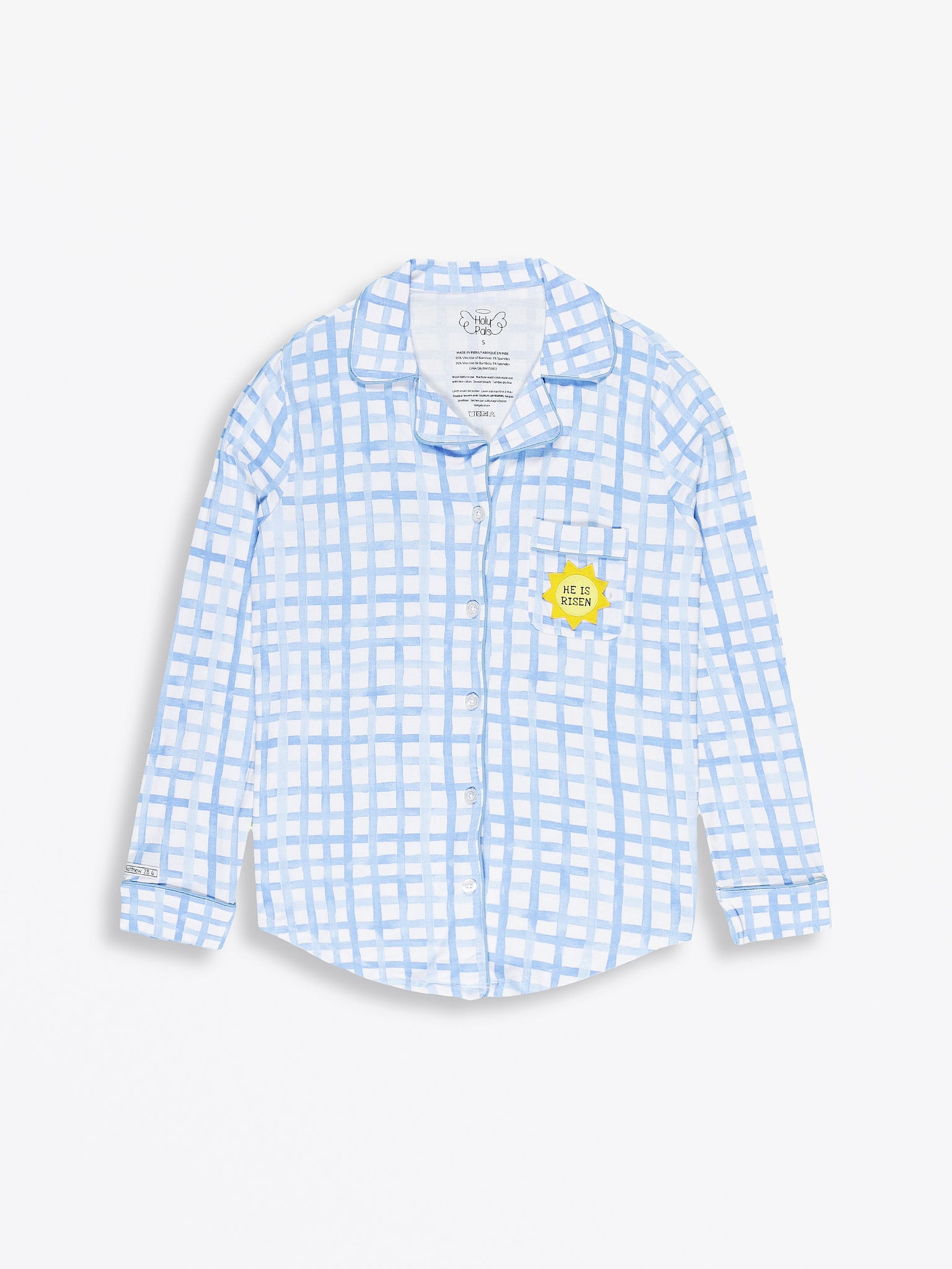 The Risen Son Womens PJ Notch Collar Set Bamboo