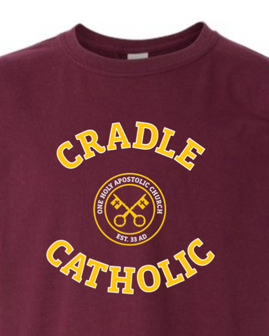 Cradle Catholic Block Youth T-Shirt