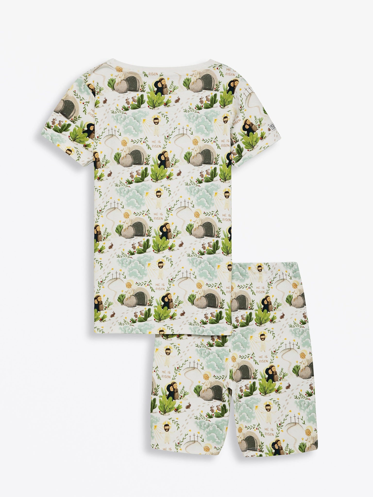 He Is Risen PJ Shorts Set Cotton